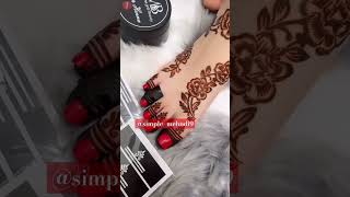 Leg sticker Mehndi Designs ✨♥️legmehndidesign stickerart [upl. by Willcox]