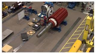 ABB Azipod® propulsion unit assembly Timelapse [upl. by Inalem]