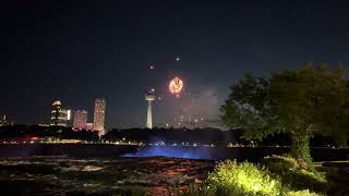 Niagara Falls Fireworks Full Show2024 [upl. by Ettolrahs]