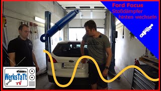 ►Ford Focus MK3◄ Stoßdämpfer hinten wechseln Replace rear Shoch Absorbers ◢WERKSTATTTV◣ [upl. by Sudaorb347]