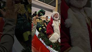 Santa and Craig Revol Horwood at MK Centre Christmas Parade christmas panto strictlycomedancing [upl. by Htevi]