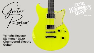 High Performance and No Nonsense The Yamaha Revstar Element RSE20 Electric Guitar [upl. by Wileen]