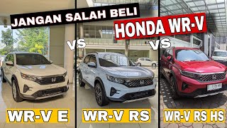 PERBEDAAN HONDA WRV E vs WRV RS vs WRV RS SENSING [upl. by Enytsirk249]