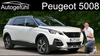 Peugeot 5008 FULL REVIEW  this or 3008   Autogefühl [upl. by Ahsieyn]