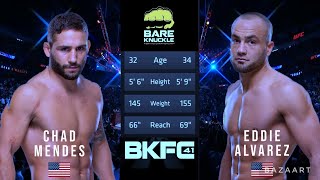 CHAD MENDES VS EDDIE ALVAREZ FULL FIGHT BKFC 41 [upl. by Aiyekal]