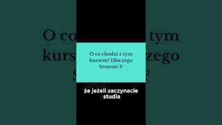 O co chodzi z tym kursem Dlaczego Matematyka Semestr 1 matematyka studia korepetycjezmatematyki [upl. by Eniamerej]