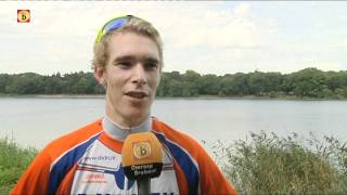 Triatleet ErikSimon Strijk topfavoriet op het NK in Almere [upl. by Irwin]