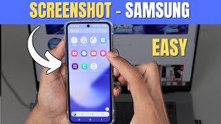 How to take a screenshot on Samsung Phones Easy Method [upl. by Ayekram590]