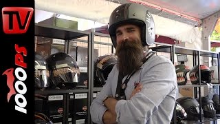 HarleyDavidson Halbschalen und Integralhelme  European Bike Week 2015 [upl. by Martie]