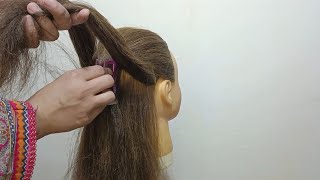 claw clip hairstyles  long hair clutcher hairstyles  summer hairstyles  big claw clip hairstyle [upl. by Okajima]