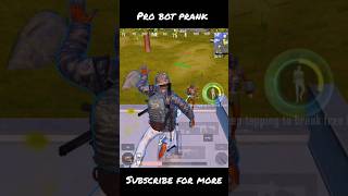 pro bot prank livik map bgmi pubgnextstarprogram pubgmobile pubg gaming reaxlized6x [upl. by Erdah]