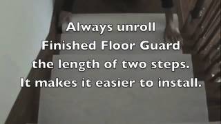 Stair Tread 100 Day Protection During Construction or Remodeling [upl. by Tarabar730]