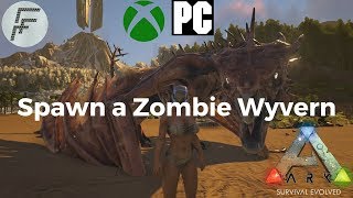 ARK Survival Evolved How to spawn a Zombie Wyvern [upl. by Aiyt]