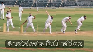 Mohammed Shami comeback wickets  Day 2 Ranji Trophy  Bengal vs MP  Swing   Fitness [upl. by Imot]