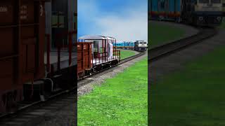 TWO TRAIN ACCIDENT ON SAME TRACK train [upl. by Yenduhc]