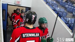 PJHL  Wellesley AppleJacks vs Hespeler Shamrocks [upl. by Ledah]