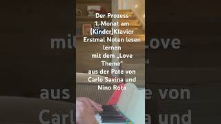 1 Monat am Klavier mit dem „Love Theme“ aus „der Pate“ von Carlo Savina  Nino Rota pianobeginner [upl. by Ragen]