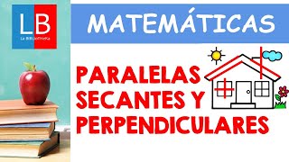 Rectas paralelas secantes y perpendiculares ✔👩‍🏫 PRIMARIA [upl. by Christiana]