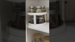 2Tier Lazy susan Madesmart Twin Turntable for storage youtubeshorts viral pantry kitchen shorts [upl. by Ariayek]