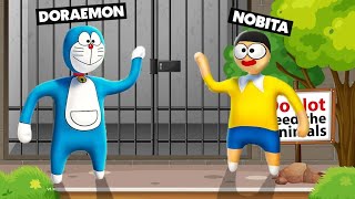 DORAEMON And NOBITA In Jungle In HFF [upl. by Cerelia768]