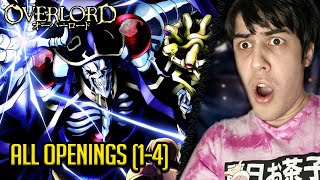 This is so CHAOTIC  Overlord  Openings 1  4 Reaction [upl. by Weathers]