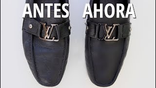 CÓMO LIMPIAR LOS ZAPATOS DE PIEL DE LA MANERA MÁS RÁPIDA QUE EXISTE [upl. by Derayne]