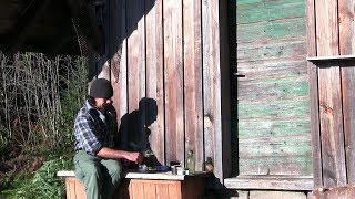 Frühstück an der Trapper Hütte mit heißem Kaffee und Waffeln [upl. by Odraode62]