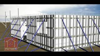 Future Formwork Alu F Panel Form System [upl. by Nylkoorb]