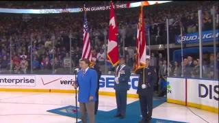 John Amirante Sings Anthems Game 6 ECF Montreal Vs New York May 29th 2014 HD [upl. by Elma]