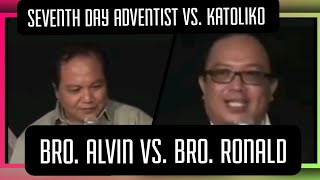 SEVENTH DAY ADVENTIST VS KATOLIKO With the ROMAN CATHOLIC DEBATER BRO ALVIN GITAMONDOC🙏🙏🙏 PART  1 [upl. by Graff]