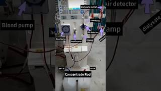 Parts of dialysis machine dialysis doctor youtubeshorts [upl. by Pero]