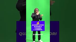 Quando lavori in Radio e ti danno laumento 💰💰💰 memes cruciani lazanzara radiospeaker [upl. by Clea]