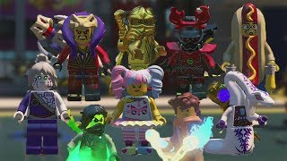 LEGO Ninjago Movie Videogame  How to unlock ALL characters All character tokens locations [upl. by Amii]