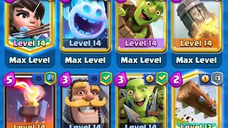 Classic Log Bait gameplay  7500 Trophies Arena 20  Clash Royale [upl. by Ferrigno]