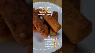 caşcaval pane panierte Käse breaded cheese youtubeshorts food foodblooger cooking videohowto [upl. by Sterrett689]