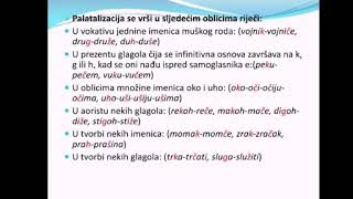 I razred srednje škole  Glasovne promjenePalatalizacija i sibilarizacija [upl. by Corley]