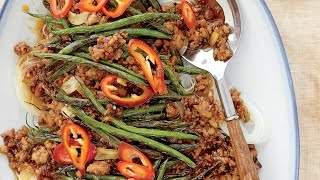 PorkandGreen Bean StirFry  Southern Living [upl. by Rosetta824]