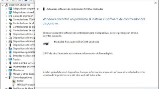 Como Instalar Drivers  controladores no Firmados Windows 10 MT56xx Preloader [upl. by Xenophon]