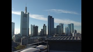 Mainhattan Drohne Germany Frankfurt Henninger Turm Luftaufnahmen Air Video Photography Drone [upl. by Mehcanem]