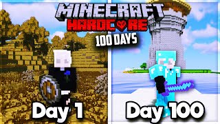 I spent 100 Days in a Zombie Apocalypse in Hardcore Minecraft Heres what happened [upl. by Eus401]