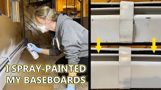 Update Your Baseboard Heater Cover  How to Paint a Radiator in Place [upl. by Yerffe743]