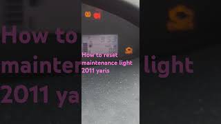 How reset maintenance light 2011 toyota toyota automechanic automobile carmaintenance [upl. by Sharron]