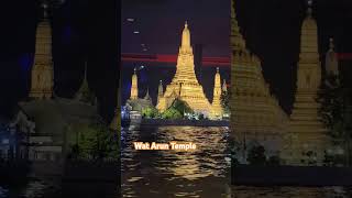 Mesmerizing beauty of Wat Arun Temple from Chaophraya River CruiseBangkok gloryjoyees hodophilia💜 [upl. by Behre]