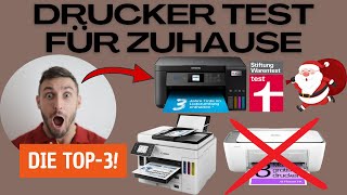 DRUCKER TEST 2024 FÜR ZUHAUSE  GUT LAUT STIFTUNG WARENTEST [upl. by Llehsyar409]