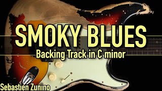 Smoky Blues Backing Track in C minor  SZBT 1037 [upl. by Aisad]