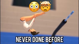 Stunning Uneven Bars routine NEW DISMOUNT [upl. by Wincer]