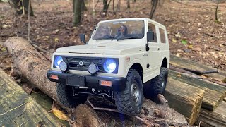 WPL C74 Suzuki Jimny 3s Hobbywing 1060 turned this into my favorite small scale trail scaler [upl. by Sillyhp]