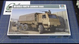 Trumpeter 135 M1083 FMTV Standard Cargo Truck  01008 wwweModelscouk [upl. by Ecela]