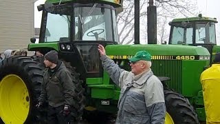 John Deere 4450 Tractor Sold for Record Price on Alpha MN Farm Auction [upl. by Eidorb604]