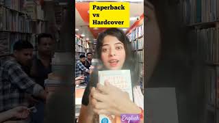 Hardcover 🆚 PaperbackVocabulary development shorts ytshorts english [upl. by Norah]